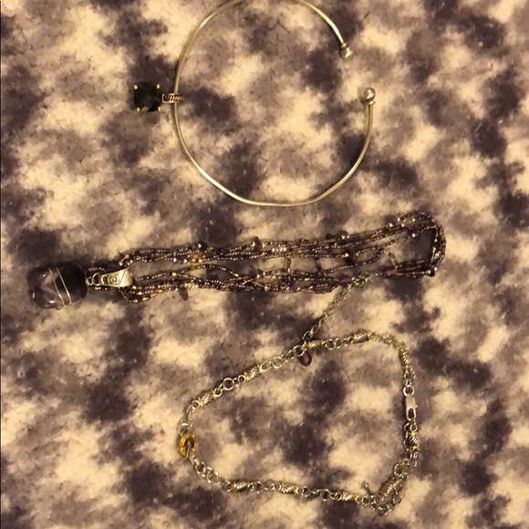 Necklaces 3, amethyst. - Picture 2 of 7